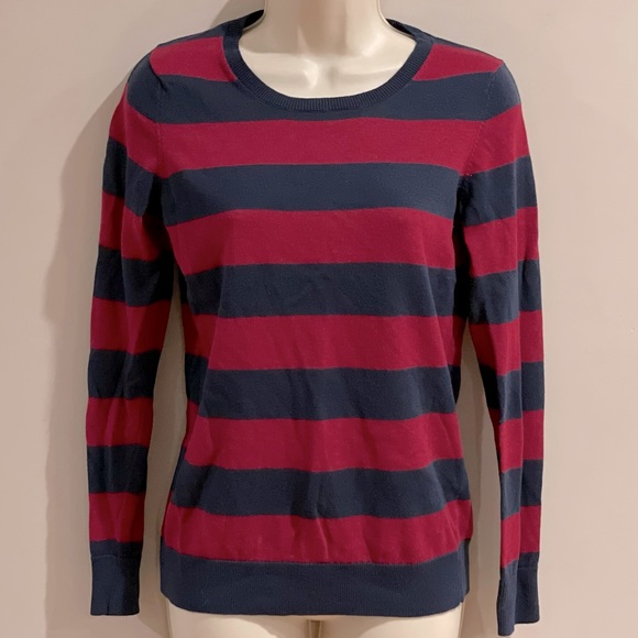 Woman’s BASIC STRIPE SWEATER - Picture 1 of 6